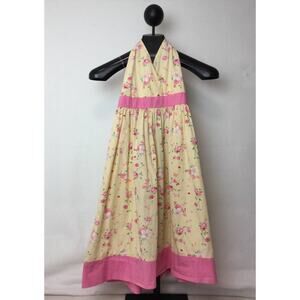 Charter Club Spring Floral Pure Cotton Halter Dress Girls 14